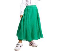Aeslech Little Big Girls Skirts Cotton Long Maxi Boho Flowing Skirt