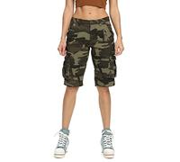 Aeslech Women's Camo Military Cargo Shorts with 6 Pockets Casual Work Outdoor Summer Wear Camo 169 US 12 - UK 14