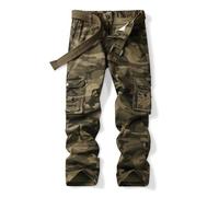 Aeslech Womens Camouflage Cargo Work Trousers Ladies Combat Heavy Duty Multi Pockets Casual Pants Camo 169 US 14 - UK 16