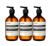Aesop Geranium Leaf Body Cleanser | Non-drying Gentle Cleanser | Geranium Leaf Mandarin Rind Bergamot Rind | 16.9 oz / 500mL (Pack of 3)