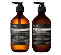 Aesop Volumising Shampoo and Classic Conditioner Set | Peppermint Leaf + Rosemary Leaf + Bergamot | Volume and Hydration for Thin to Fine Hair | Parab