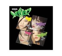 aespa - 3rd Mini Album My World (Poster Ver.) CD+Extra Photocards+Folded Poster (4CDs Set, No Poster (CD Only))