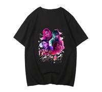 Aespa Cotton EU Size t Shirt Japanese Men Tee Graphic Man Clothes Black