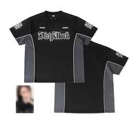 aespa Official Merch Dirty Work Jersey T-Shirt, Black - Giselle, One Size