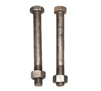 AEspares 2x Radius Rod Front Axle Bolt Nut Massey Ferguson TE20 TEA20 TED20 TEF20