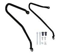 AEspares Black Soft Pannier Rail Set Compatible with Royal Enfield Guerrilla 450 KXA00478