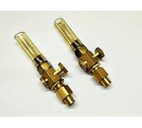 AEspares Compatible With BSA/TRIUMPH/NORTON/AJS TYPE 2 X BRASS PETROL FUEL TAPS 1/8 x 1/4 NEW