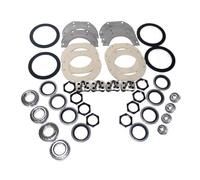AEspares Complete Front Axle Overhaul Kit Compatible With 41-66 & WILLYS - Knuckle Bearing Kit