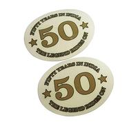 AEspares Fifty Years In India The Legend Rides On Sticker Decal Set Suitable For Royal Enfield