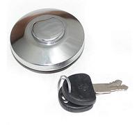 AEspares For Suzuki SJ410 413 LJ Chrome Fuel Tank Cap + Lock Samurai Sierra Drover