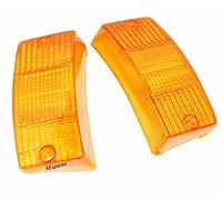 AEspares Front Indicator Amber Orange Lens Set Compatible With VESPA PX PX80-200 PE LUSSO T5 LML