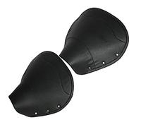 AEspares Front & Rear Saddle Seat Cover Set Black Lambretta Li Series 1 2 3 Scooters