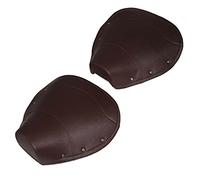 AEspares Front & Rear Saddle Seat Cover Set Brown Lambretta Li Series 1 2 3