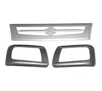 AEspares Head Light Surround Bezel RH LH Set With Garnish Grill Compatible With Suzuki Van 0.8L F8B