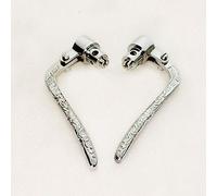 AEspares Inverted Brake and Clutch Lever Chrome 7/8" Handle Bar Universal Bikes