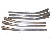AEspares Lambretta LI Series 1 & 2 Front Alloy Floor Channels Set of 6 Units