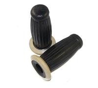 AEspares Lambretta SX TV LI GP Scooters Barrel Handle Bar Grip Set Black