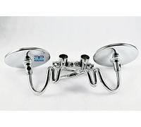 AEspares Lambretta Zigzag Rear Mirror Chrome