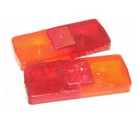 AEspares New Vintage Massey Ferguson Tractor Rear Tail Light Lens Set