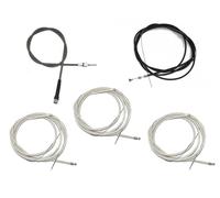 AEspares Rear Engine Clutch Accelerator Gear Hand Brake & Speedo Cable Compatible With Bajaj Tuk Tuk RE