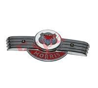 AEspares Reproduced Rare to Find Plastic Chrome Plated Morris Minor Bonnet Badge