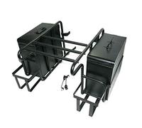 AEspares RH LH Luggage Carrier With Saddle Case Box Fits For Royal Enfield 500 350