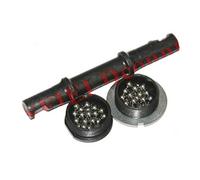 AEspares Vintage Bicycle Cottered Crank Bottom Bracket Axle 135mm + Bearings&Brackets