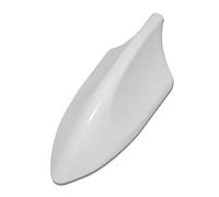 AEspares Waterproof Stylish White Shark Fin Shape Roof Dummy Antenna Self Adhesive