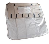 AEspares Waterproof Summer Soft Top Canvas Compatible with Willys MB CJ 2A 3A Ford GPW