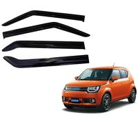 AEspares Window Visor Vent Sun Shade Rain Guard Door Visors Compatible With Suzuki Ignis 2016-ON