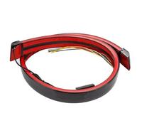 AESRTMJ 120cm 130cm Led Car Spoiler Light Third Brake Universal Carbon Texture Rear Strip Turn Signal Lamp Waterproof 12v(Black Multifunction,130CM)