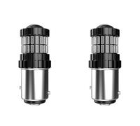 AESRTMJ 2pcs 1157 BAY15D P21/5W Led Auto Accessories Brake Lamp Dual/Two Contact Bayont Stop Lights Red White Amber 12V DC 1200LM(RED)