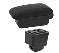 AESRTMJ Arm Boxes For R&enault For Captur 2018 2019 2020 2021 For Kaptur Car Center Console Storage Box Accessory(B1 Red Line)