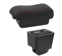 AESRTMJ Arm Boxes For R&enault For Captur 2018 2019 2020 2021 For Kaptur Car Center Console Storage Box Accessory(B2 Red Lin)