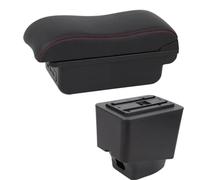 AESRTMJ Arm Boxes For R&enault For Captur 2018 2019 2020 2021 For Kaptur Car Center Console Storage Box Accessory(C2 Red line)