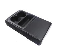 AESRTMJ Auto Center Console Armrest Pillow Arm Rest Car Armrest Cushion With Cup Holder Armrest Booster Cushion Univer(Carbon texture)