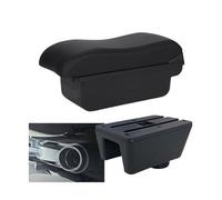 AESRTMJ Car Armrest Auto Storage Box Retrofit Parts Interior Car Accessories Arm For Seat For Ibiza For Ibiza 6j For Ibiza 6L(C2 Black line NO USB)