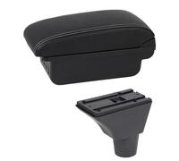 AESRTMJ Car Armrest Box For Citroen For Berlingo Central Store Content Car-styling Decoration With Cup Holder(C1 White Line)