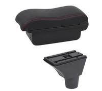 AESRTMJ Car Armrest Box For Citroen For Berlingo Central Store Content With Cup Holder Central Armrest Box(B2 Red Line)