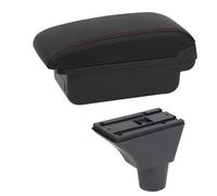 AESRTMJ Car Armrest Box For Citroen For Berlingo Central Store Content With Cup Holder Central Armrest Box(B1 Black Line)