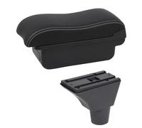 AESRTMJ Car Armrest Box For Citroen For Berlingo Central Store Content With Cup Holder Central Armrest Box(B2 White Line)