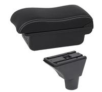 AESRTMJ Car Armrest Box For Citroen For Berlingo Central Store Content With Cup Holder Central Armrest Box(C2 White Line)