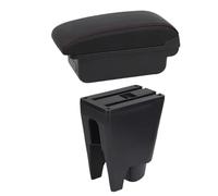 AESRTMJ Car Armrest Box For Peugeot 107 Central Armrest Box Retrofit Parts Center Storage Box(B1 Red Line)