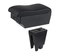 AESRTMJ Car Armrest Box For Peugeot 107 Central Armrest Box Retrofit Parts Center Storage Box(E2 Black Line)