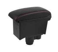 AESRTMJ Car Armrest Box For R&enault For Dacia For Duster 2 3 2019 2020 2021 2022 Central Console Storage Box(A5 Artificial leather)
