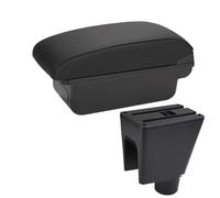 AESRTMJ Car Armrest Storage Box Car Accessories For C&hevrolet For Spark III For Aveo For T200(C2 Black line NO USB)