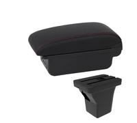 AESRTMJ Car Armrests For C&hevrolet For Aveo 310C For Sail 2023 2024 2025 Car Console Storage Box Car Accessories(B1 Black red 3USB)