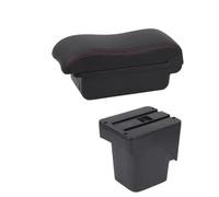 AESRTMJ Central Armrest Box For F&ord For Focus 2 For Focus 2 Mk2 2005 2006 2007 2008 2009 2010 2011 Car Armrest Box Storage Box(A2 Black red NO USB)