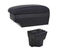 AESRTMJ Central Armrest Box For KIA Rio 5 2012 2013 2014 2015 2016- 2019 Car Armrest Box Center Console Storage Box(E1 Black Line)