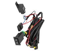 AESRTMJ For 12V Universal Car LED Fog Light On/Off Switch Wiring Harness Relay Kit Component